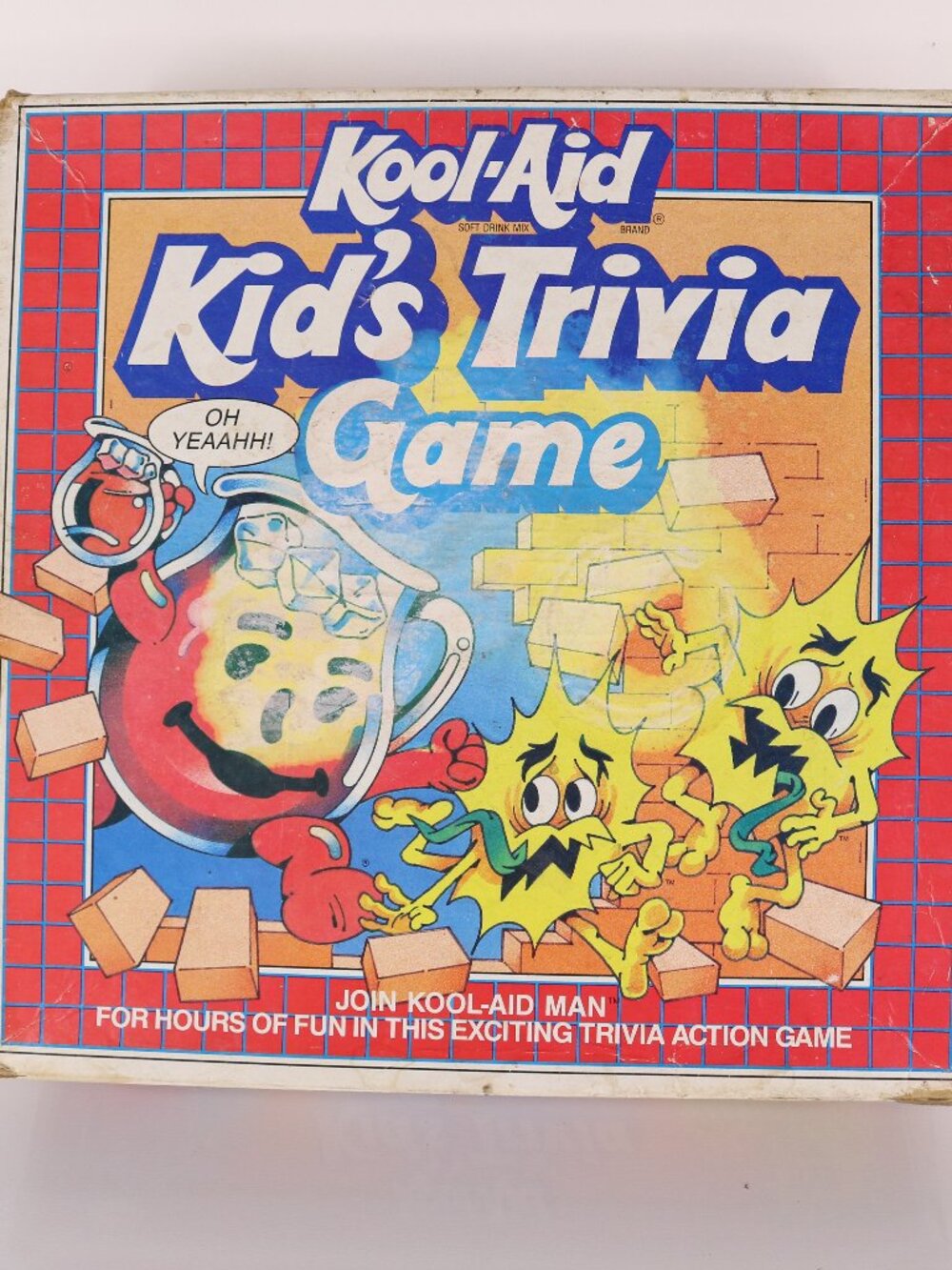 Vintage Kool-Aid Kids Trivia Board Game * Complete * Good * Ages 6 to Adult